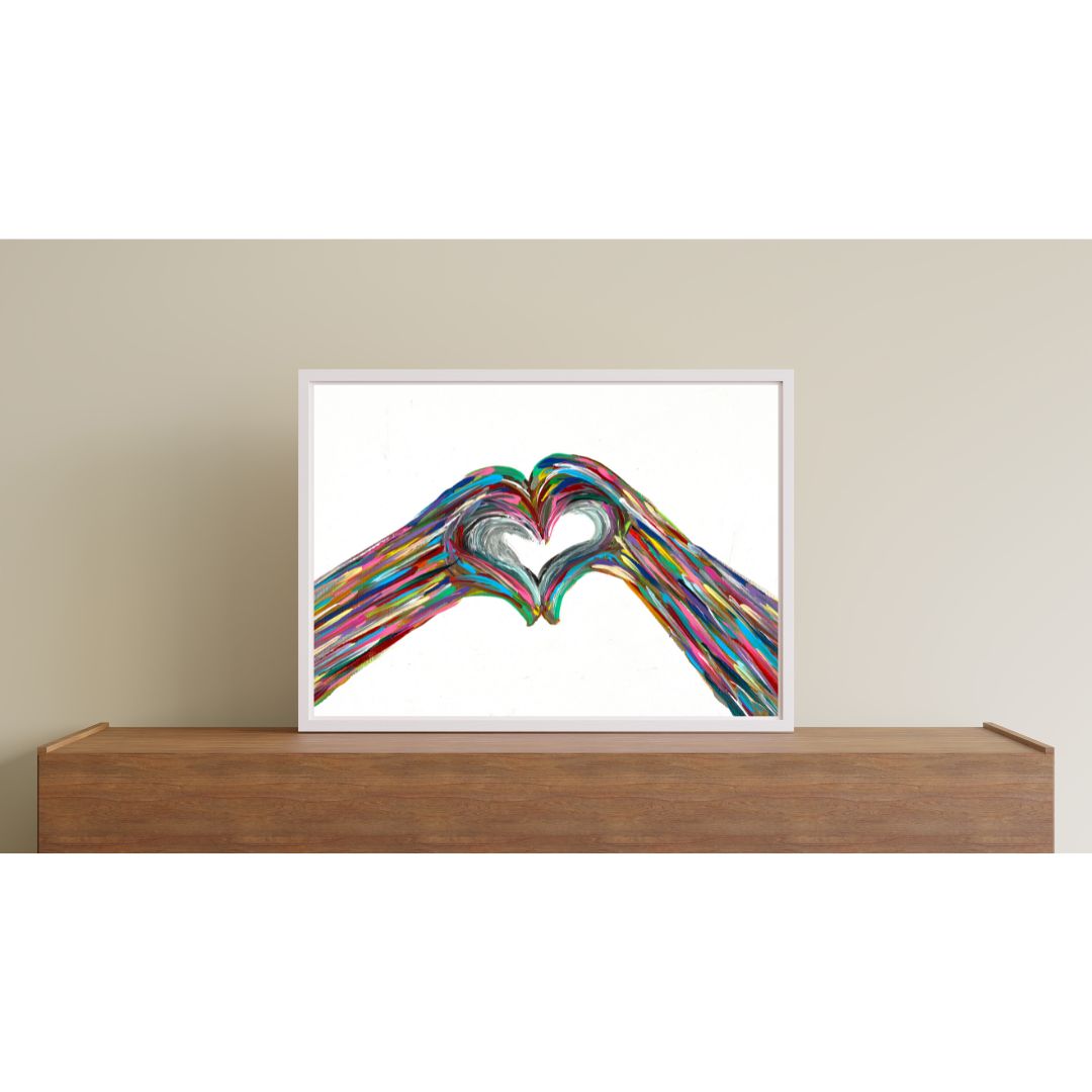 Heart Hand Giclee Art Print