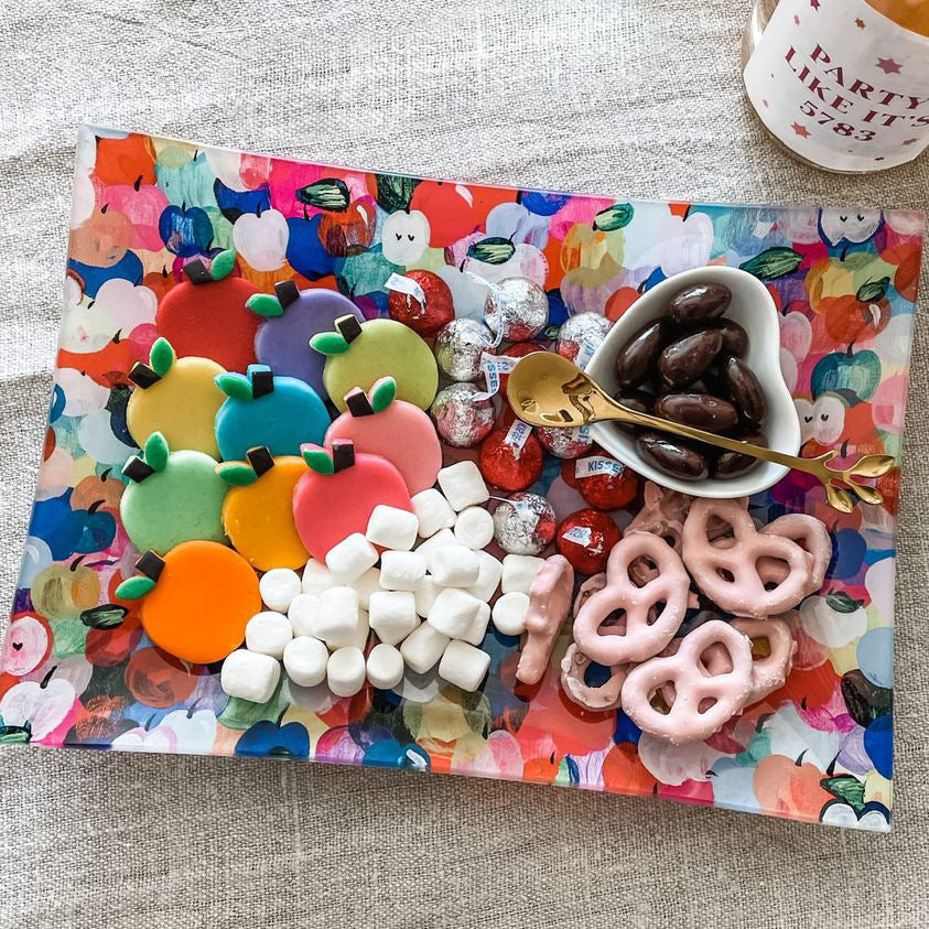 Rainbow Apples | Apple & Honey Dish Set