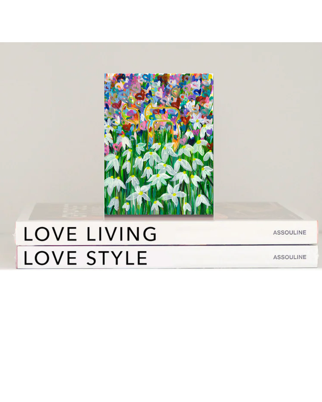 Heart Chai Acrylic Art Block