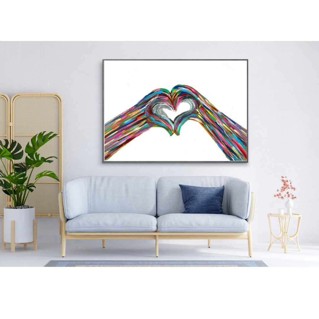 Heart Hand Giclee Art Print