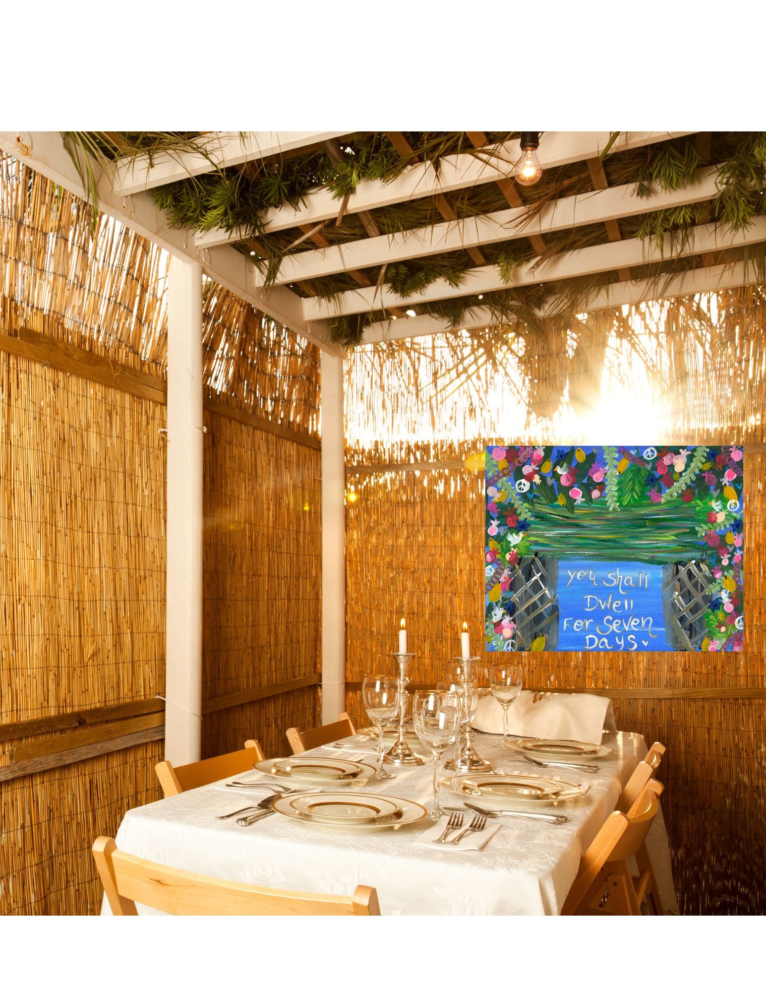 Dwell | Sukkah Banner