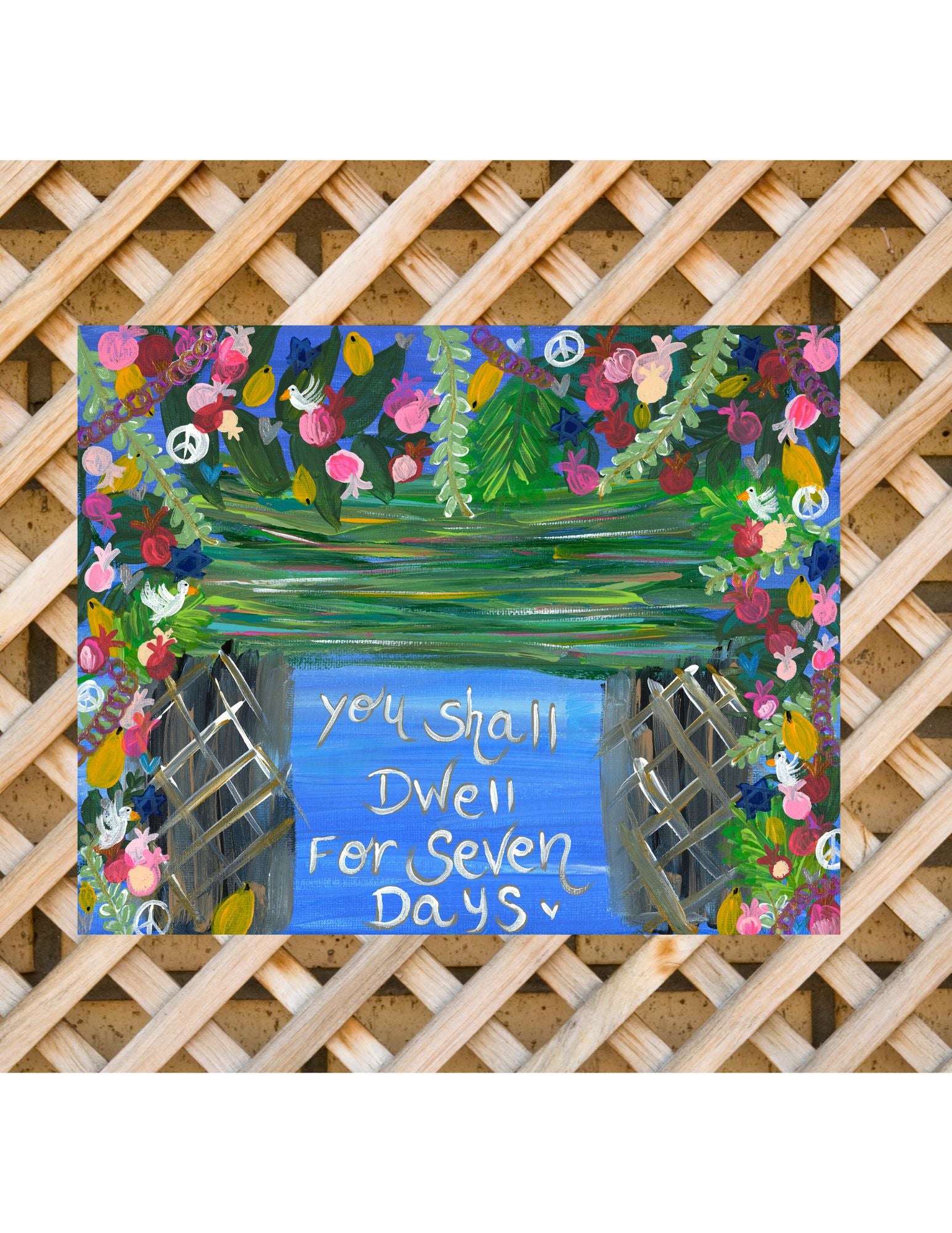 Dwell | Sukkah Banner