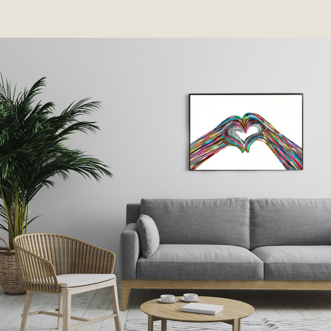 Heart Hand Giclee Art Print