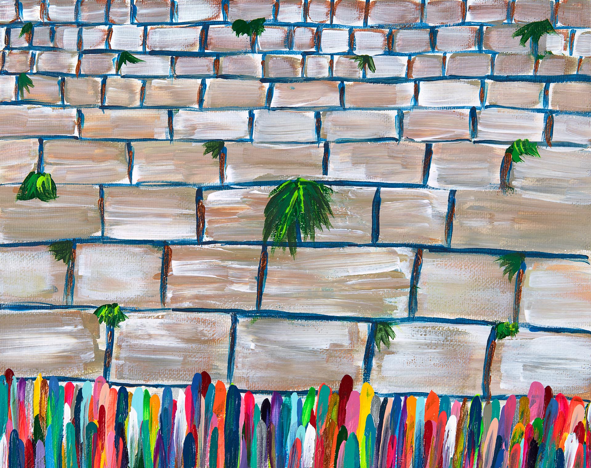Bright Western Wall | Giclee Art Print