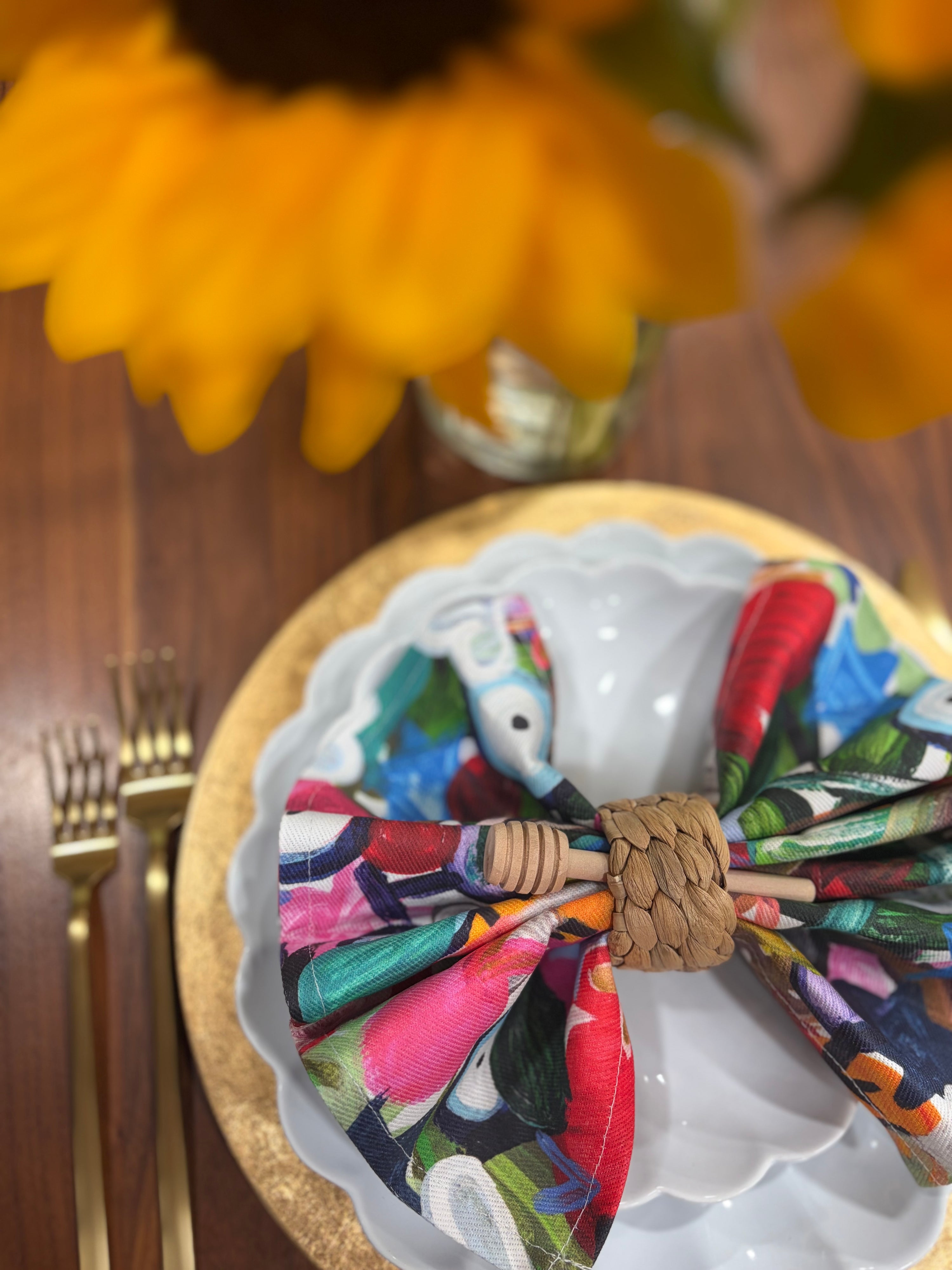 All the Colors of Rosh | Rosh Hashanah Cloth Napkins