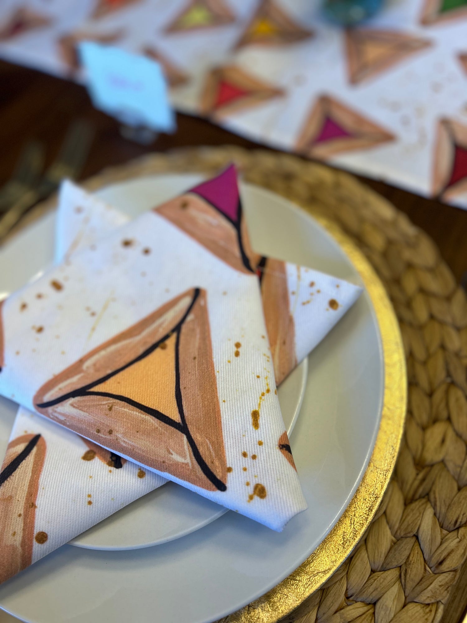 Rainbow Hamantaschen | Napkins