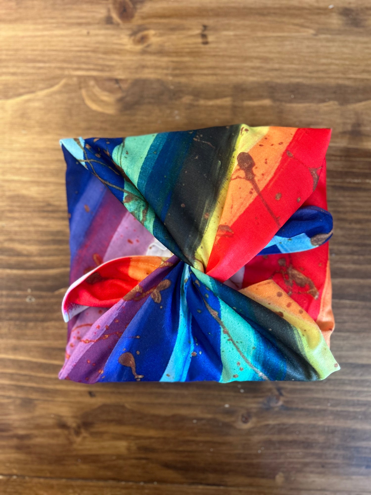 Bright Rainbow Matzah Cover