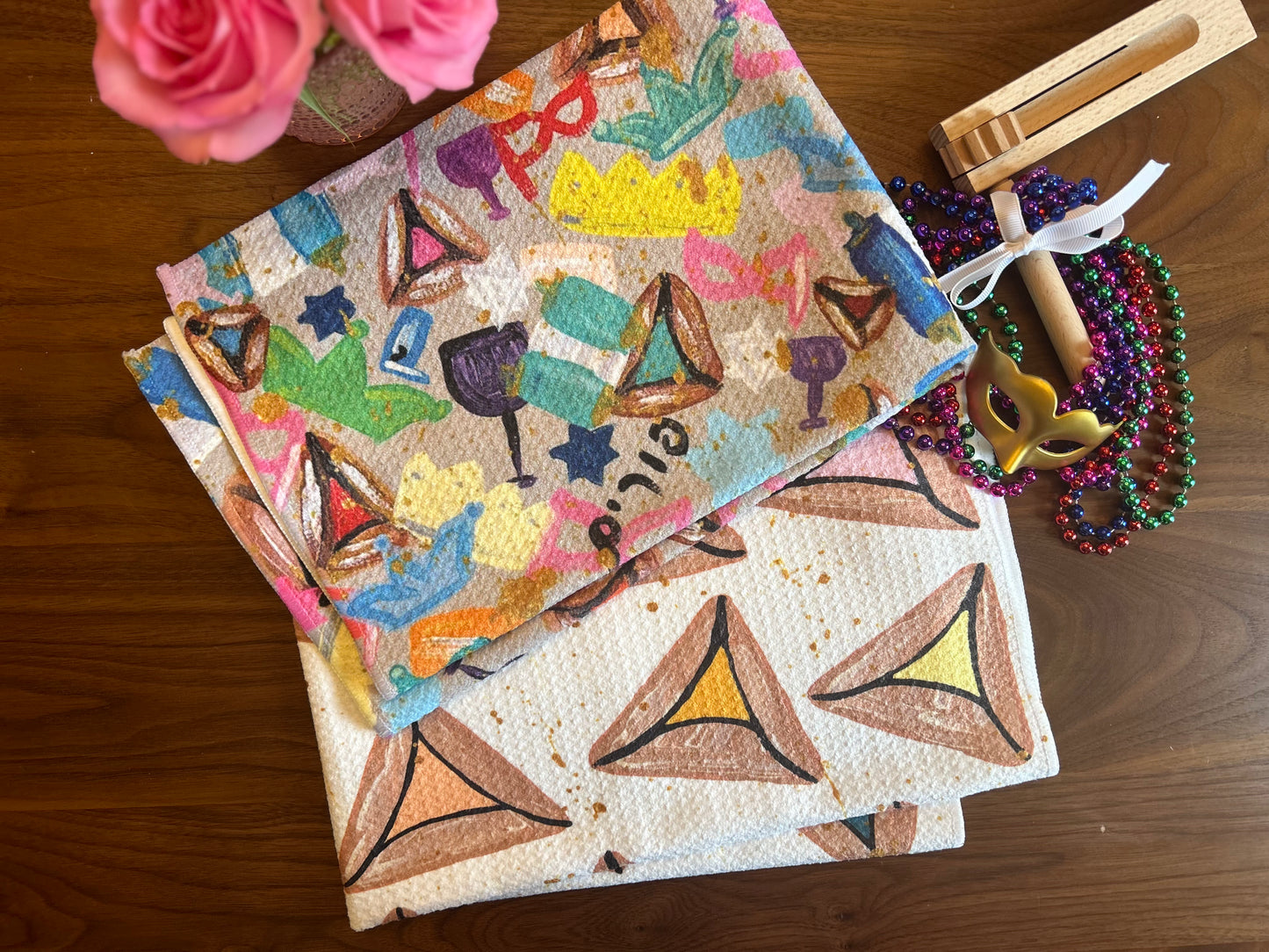 Tea Towel Mishloach Manot | Purim Gift Set