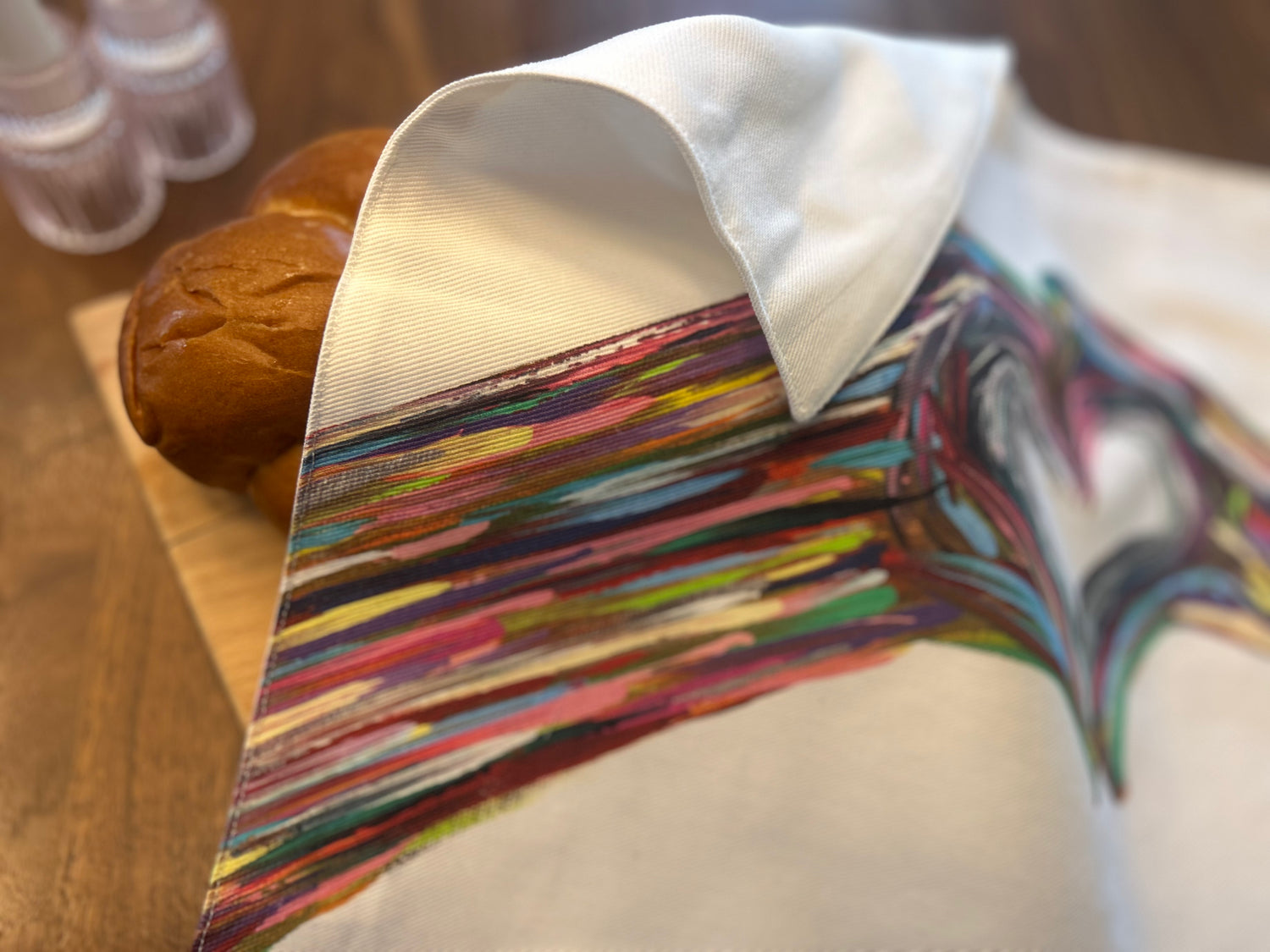 Heart Hand Challah Cover