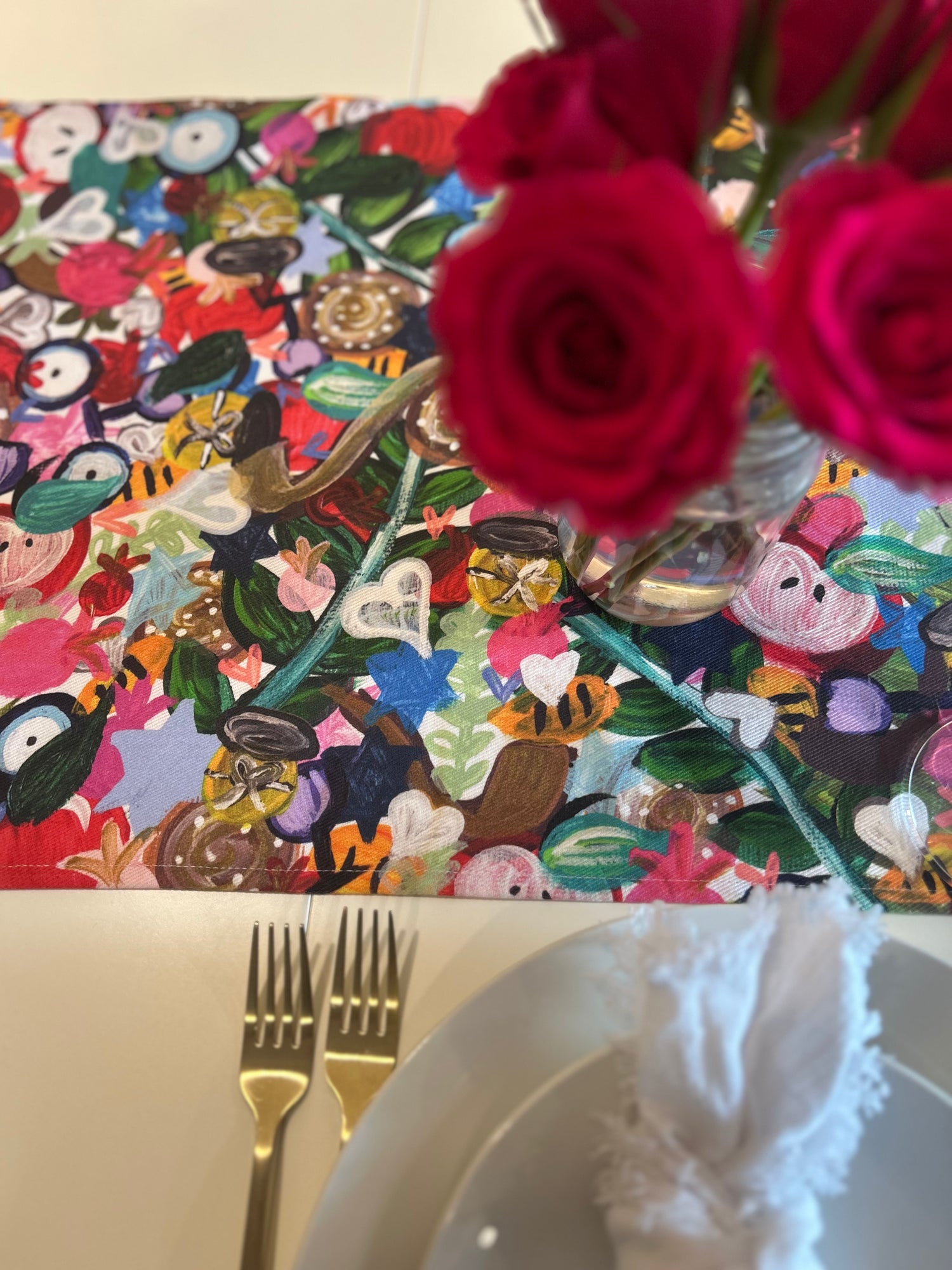 All the Colors of Rosh | Rosh Hashanah Table Runner
