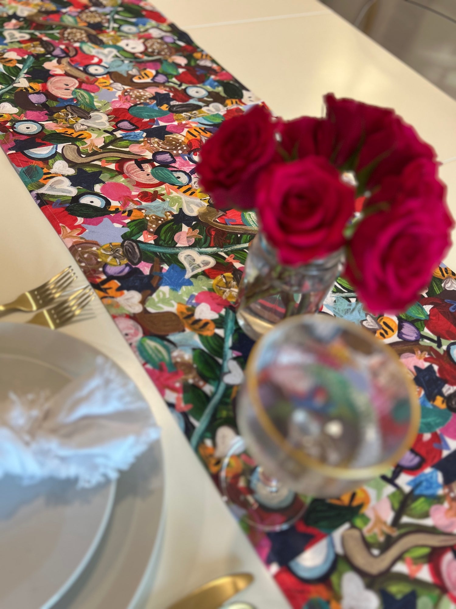 All the Colors of Rosh | Rosh Hashanah Table Runner