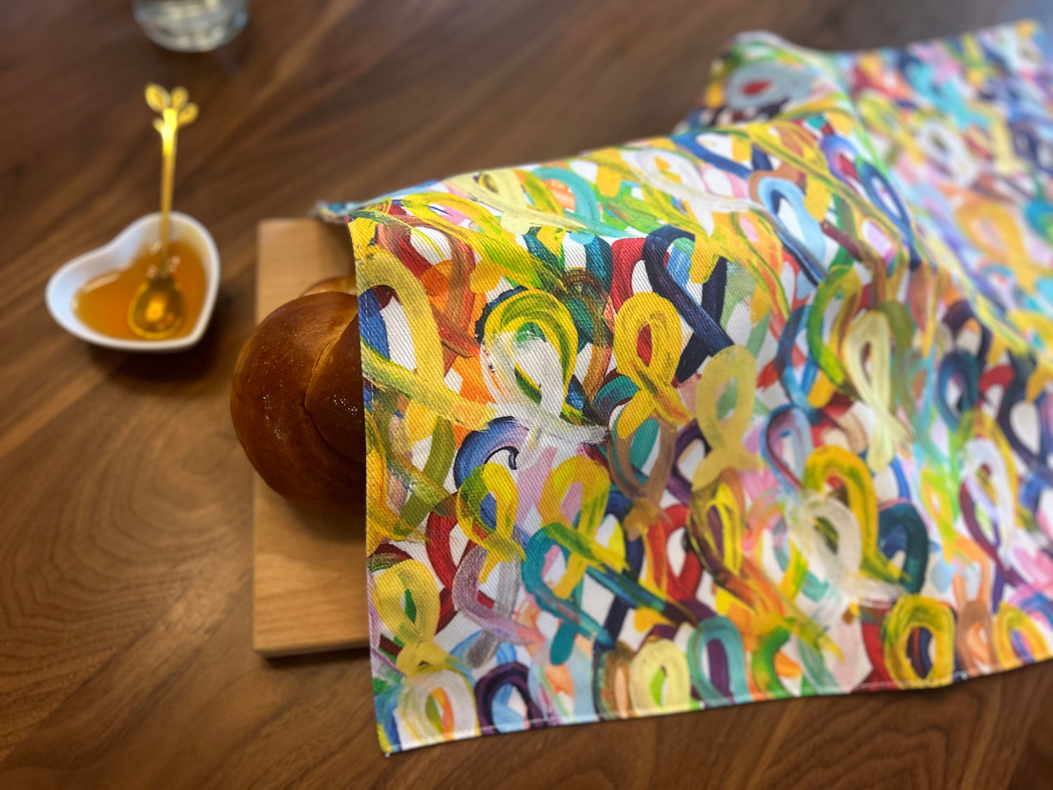 Rainbow Hope Challah Cover