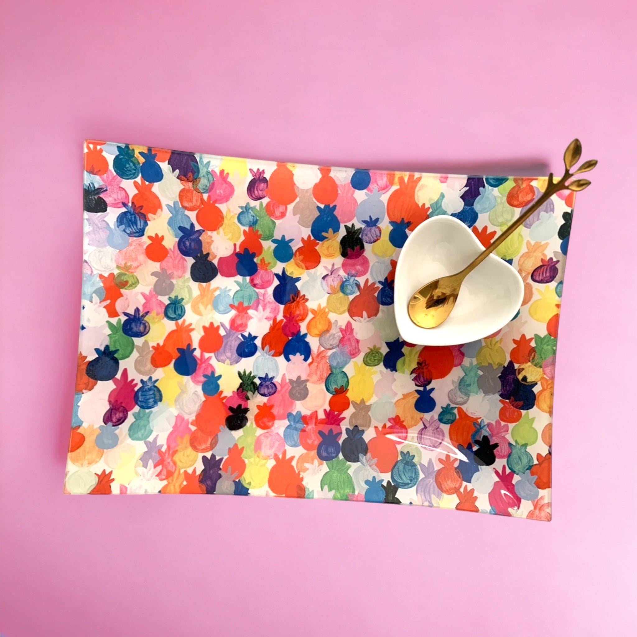 Rainbow Pomegranates | Apple & Honey Dish Set