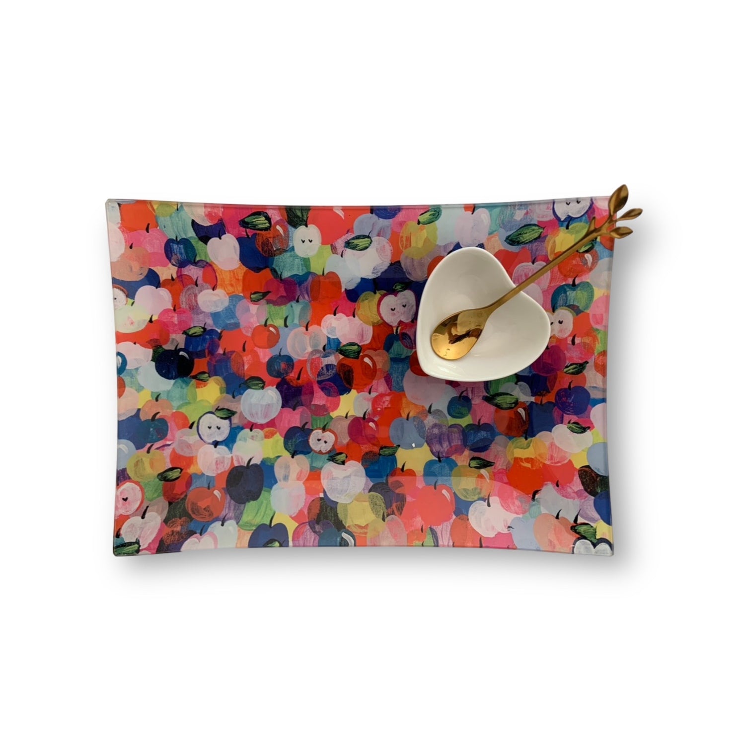 Rainbow Apples | Apple + Honey Dish Set