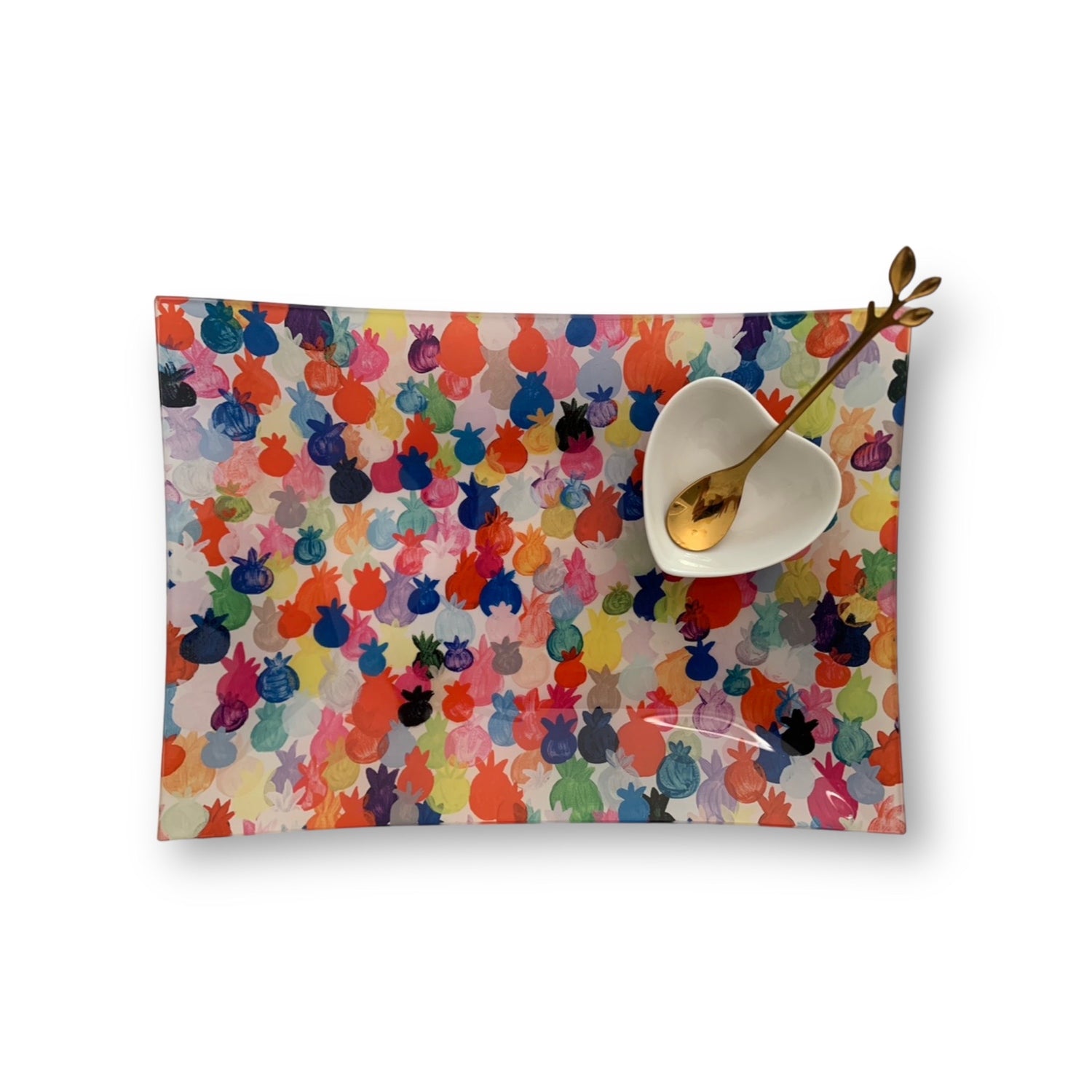 Rainbow Pomegranates | Apple + Honey Dish Set