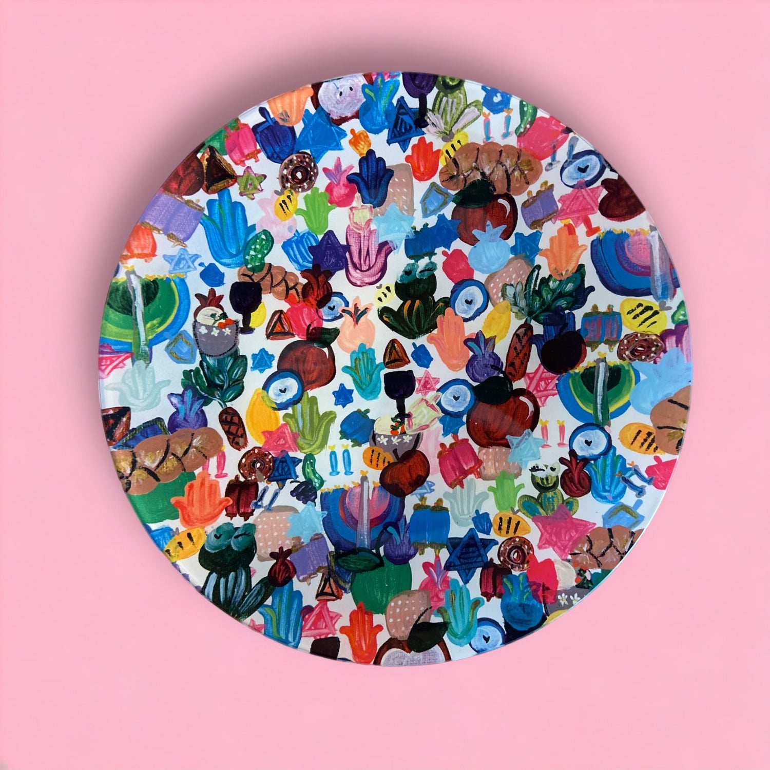 All the Holidays | Centerpiece Glass Serving Dish Platter