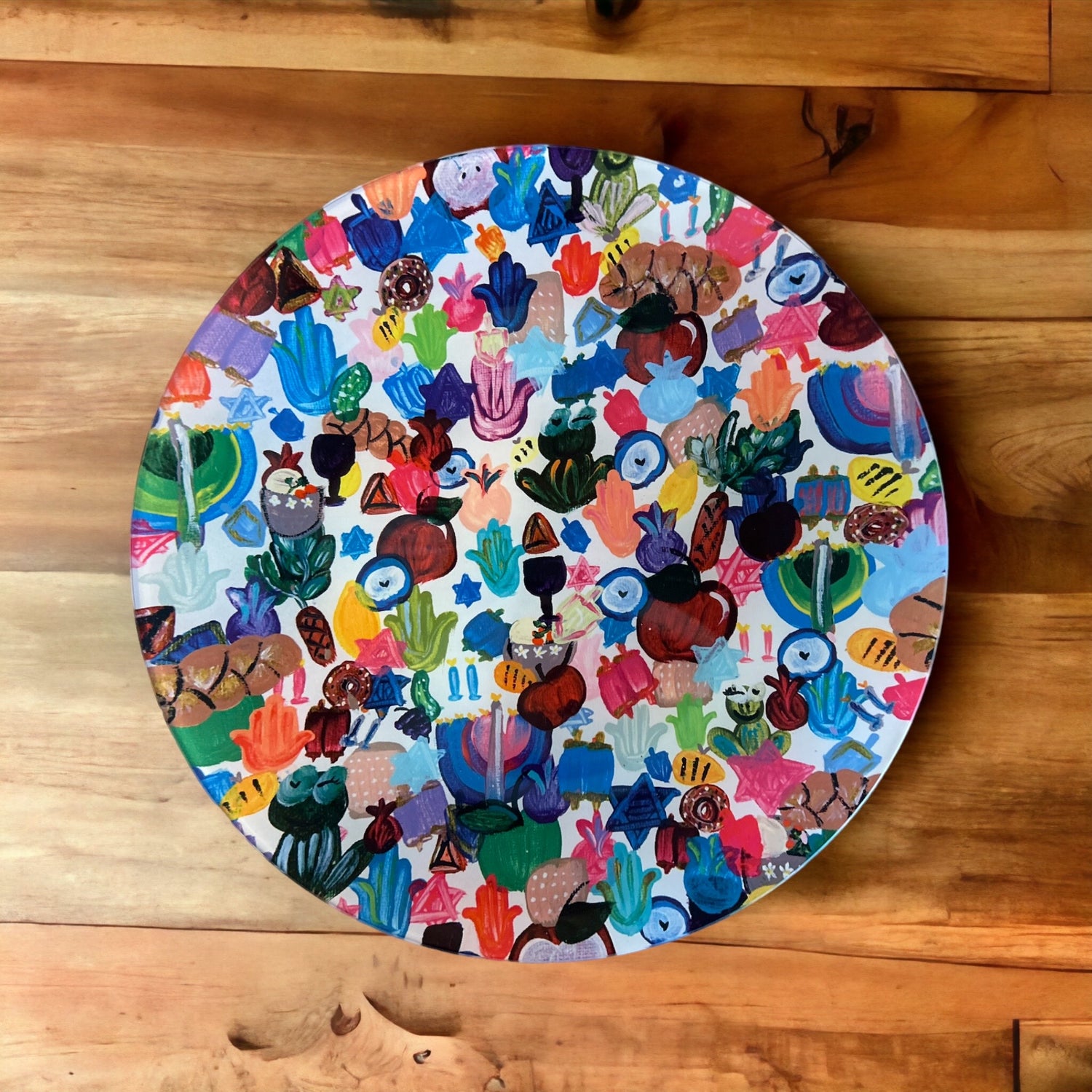 All the Holidays | Centerpiece Glass Serving Dish Platter