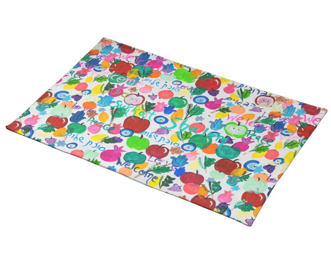 Sukkot Shalom Challah Cover
