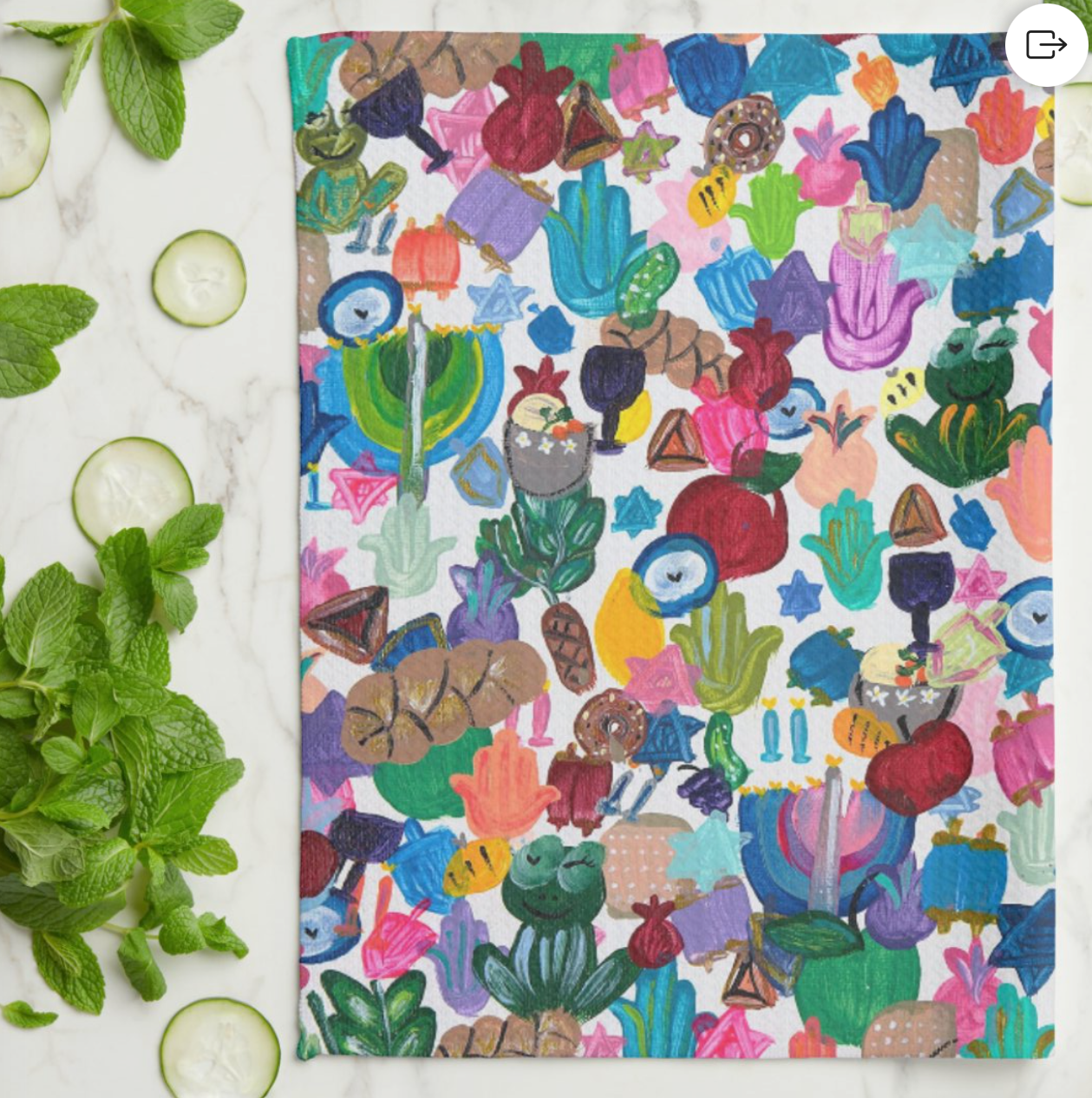 All the Holidays Kitchen Tea Towel