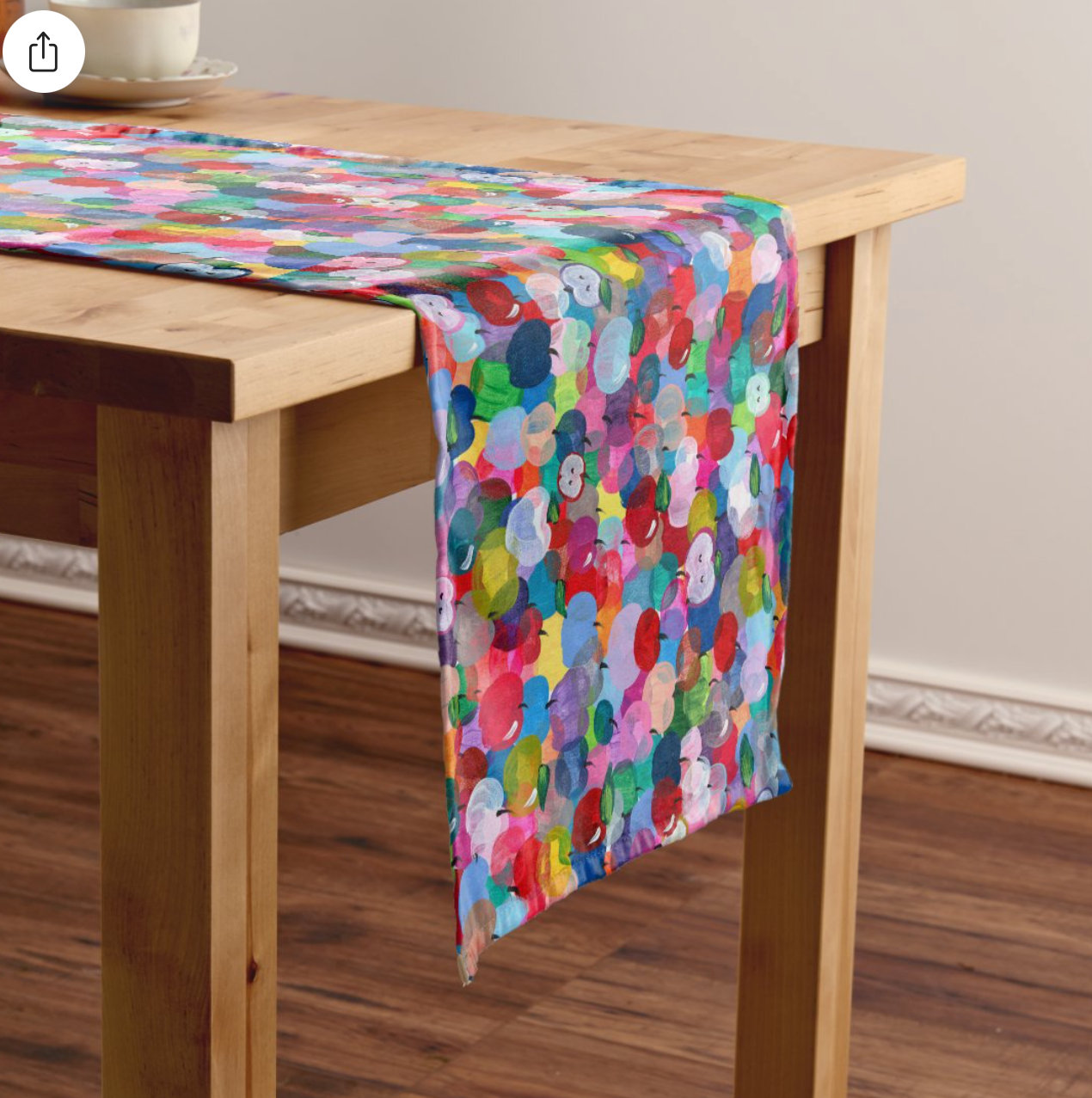 Rainbow Apples Table Runner