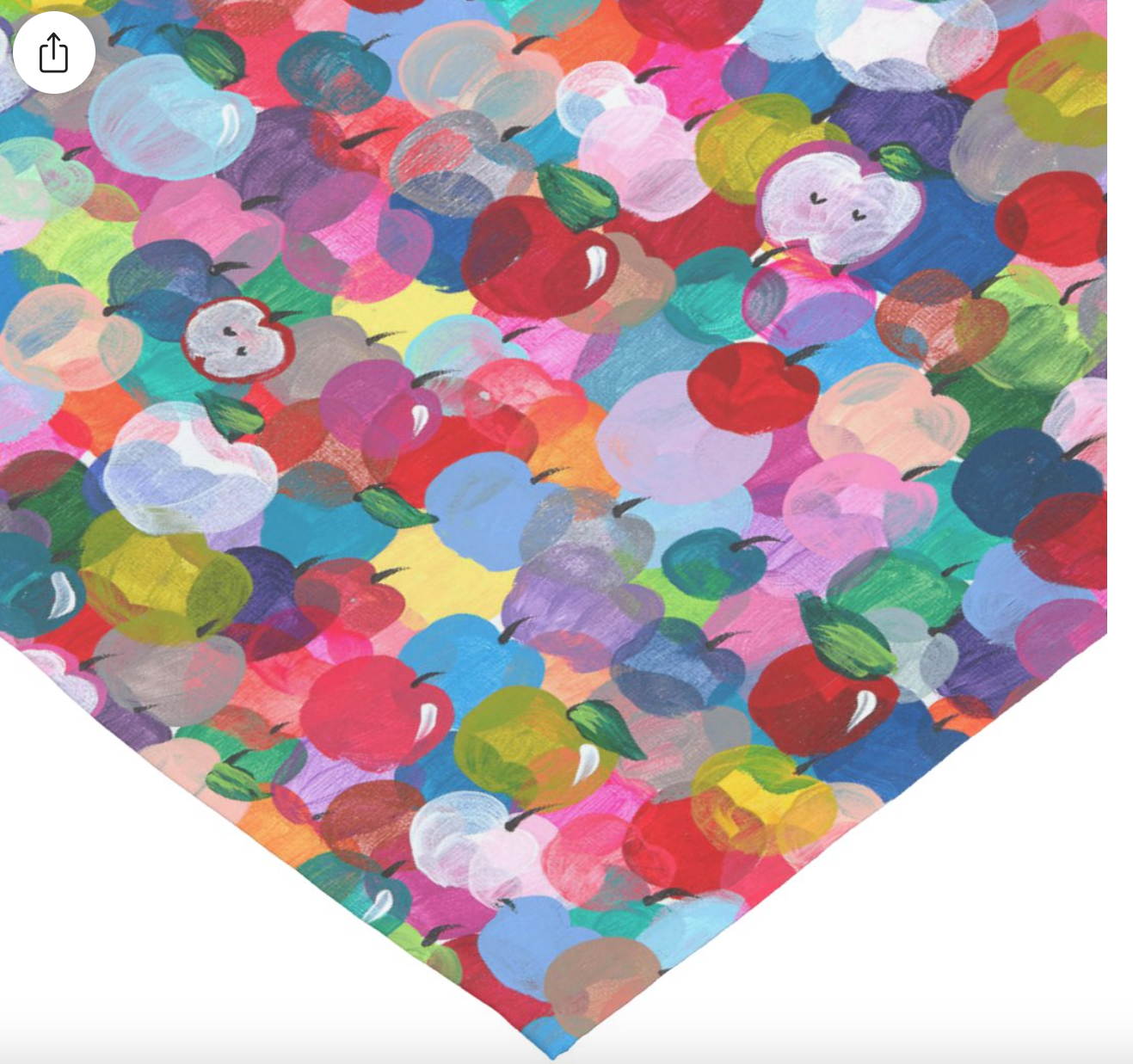 Rainbow Apples Table Runner