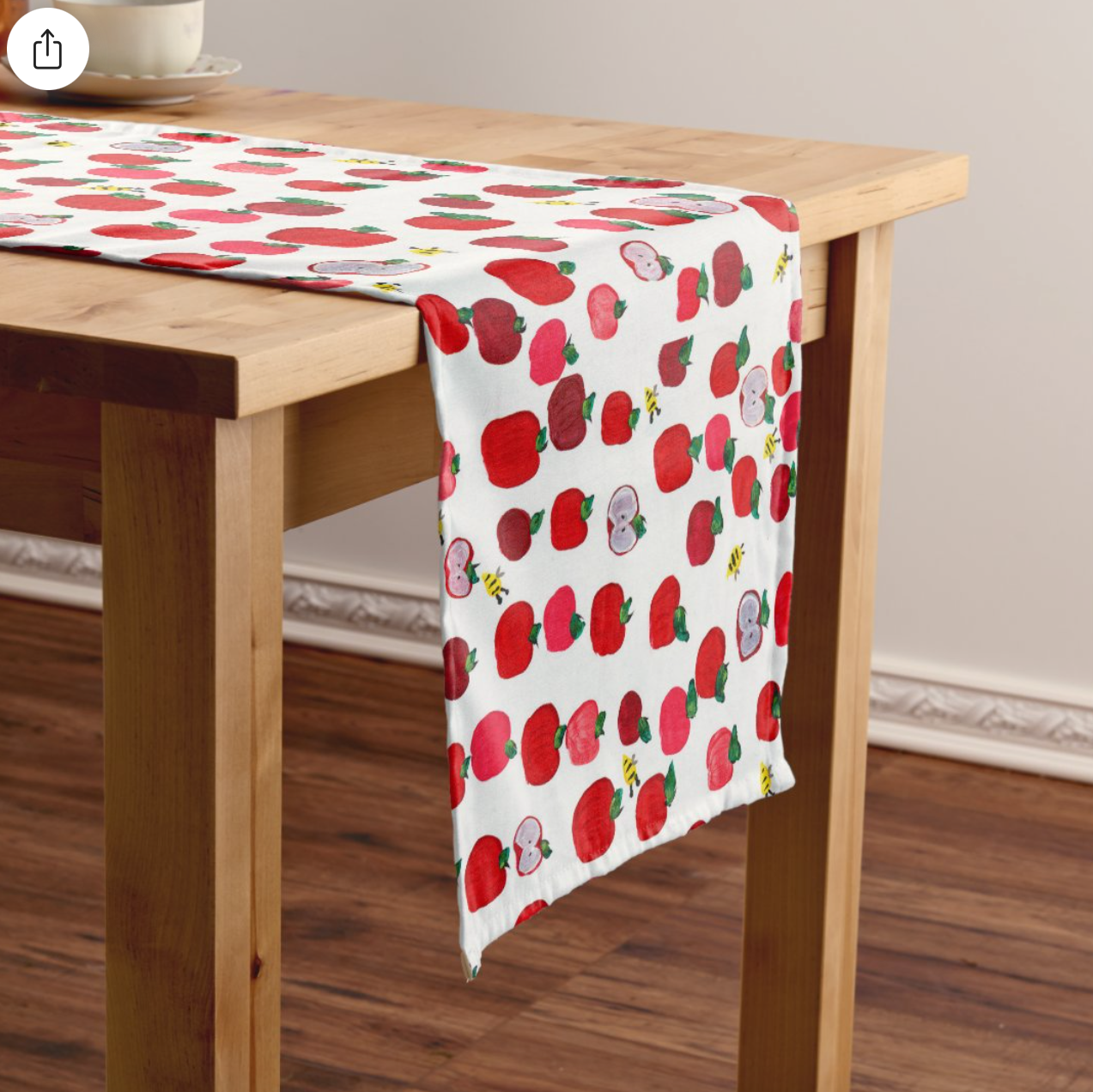 Red Apples Table Runner