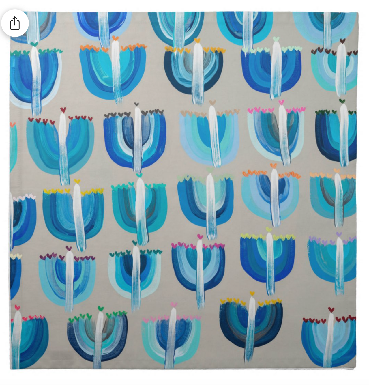 Blue Menorahs | Napkins
