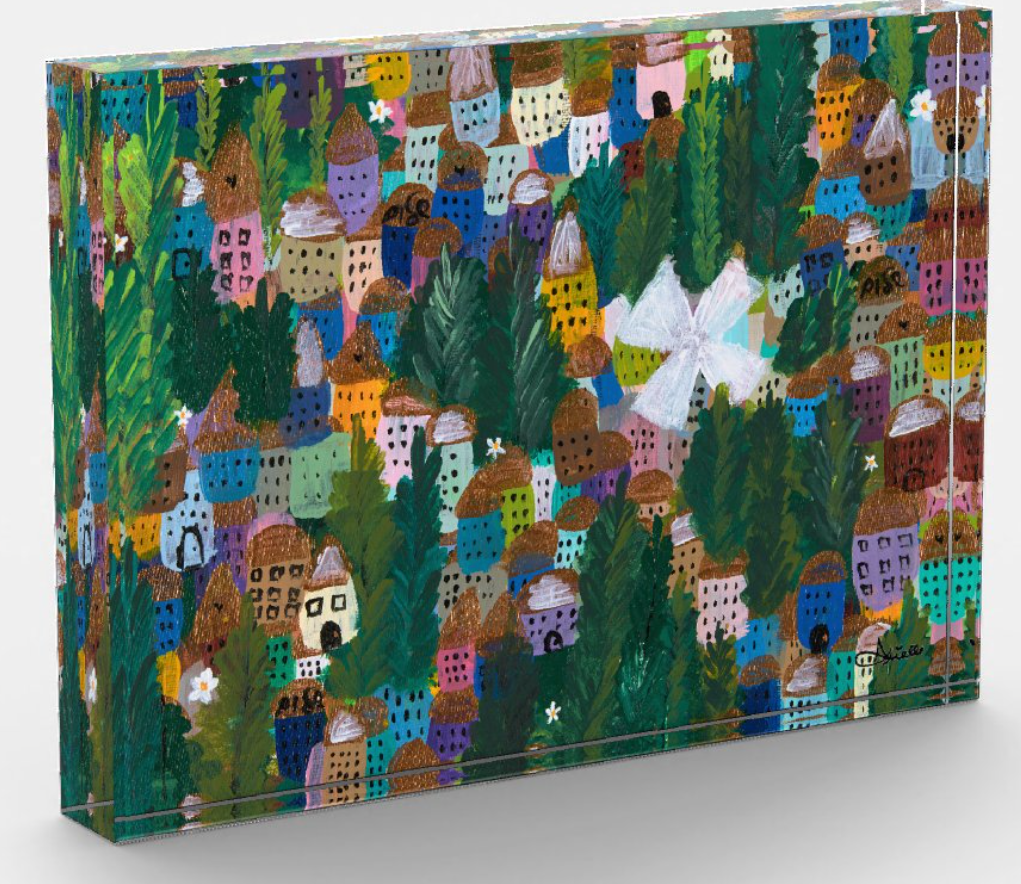 Jerusalem of Gold | Acrylic Art Block