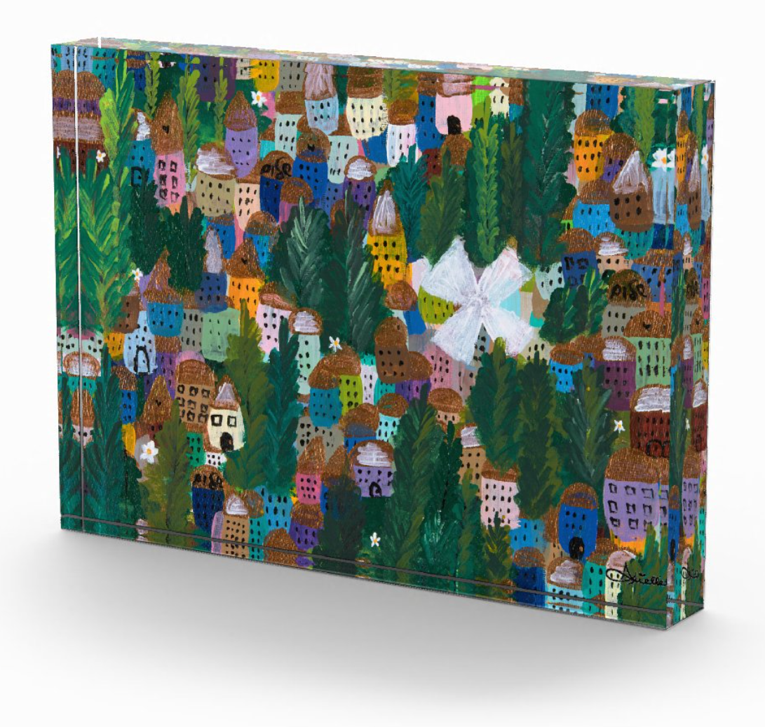 Jerusalem of Gold | Acrylic Art Block