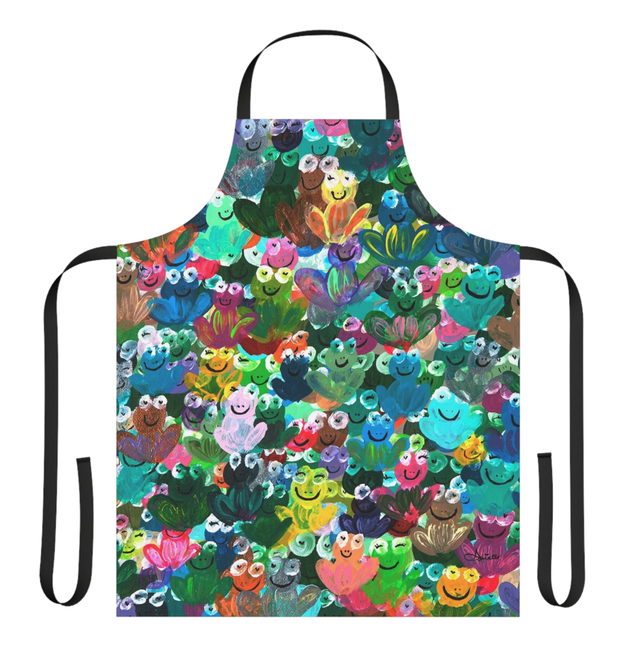 Rainbow Frogs | Passover Kitchen Apron