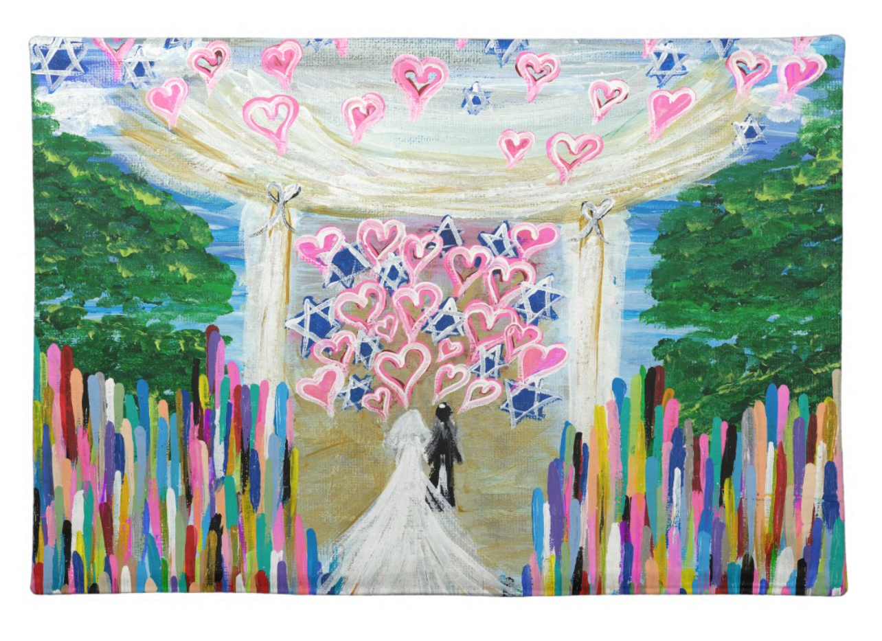 Jewish Wedding Challah Cover