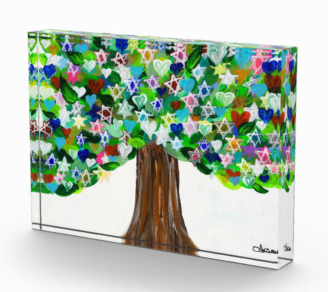 Tree of Life Acrylic Art Block
