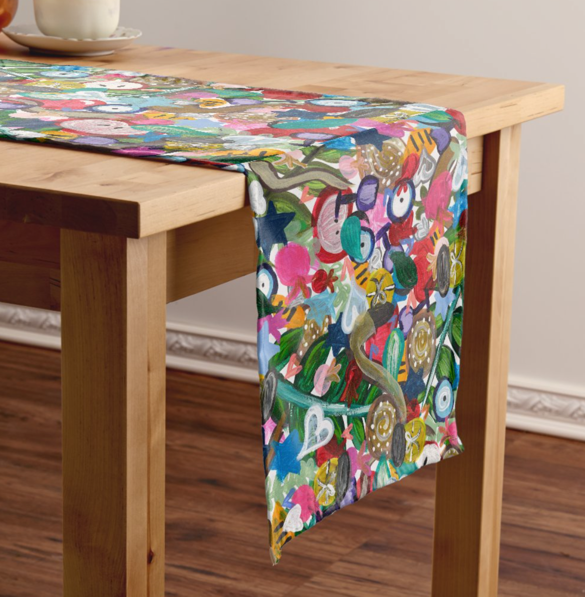 All the Colors of Rosh | Rosh Hashanah Table Runner