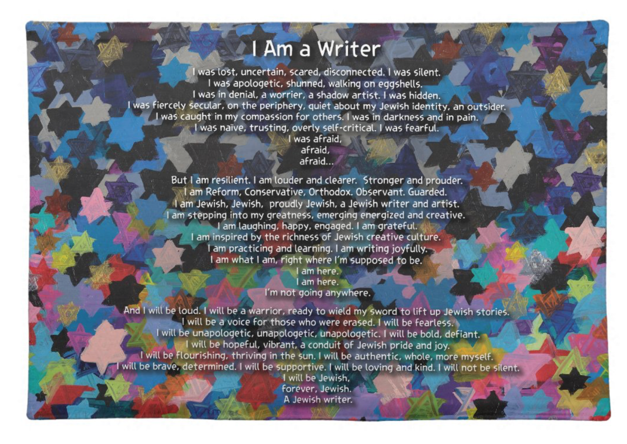 "I Am a Writer" | Challah Cover