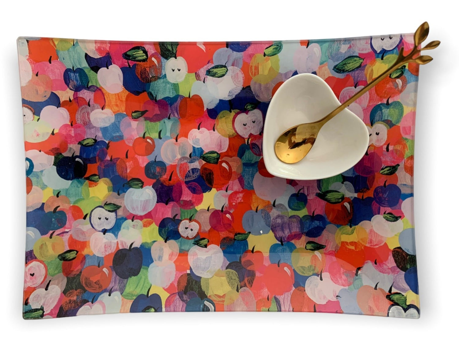 Rainbow Apples | Apple + Honey Dish Set