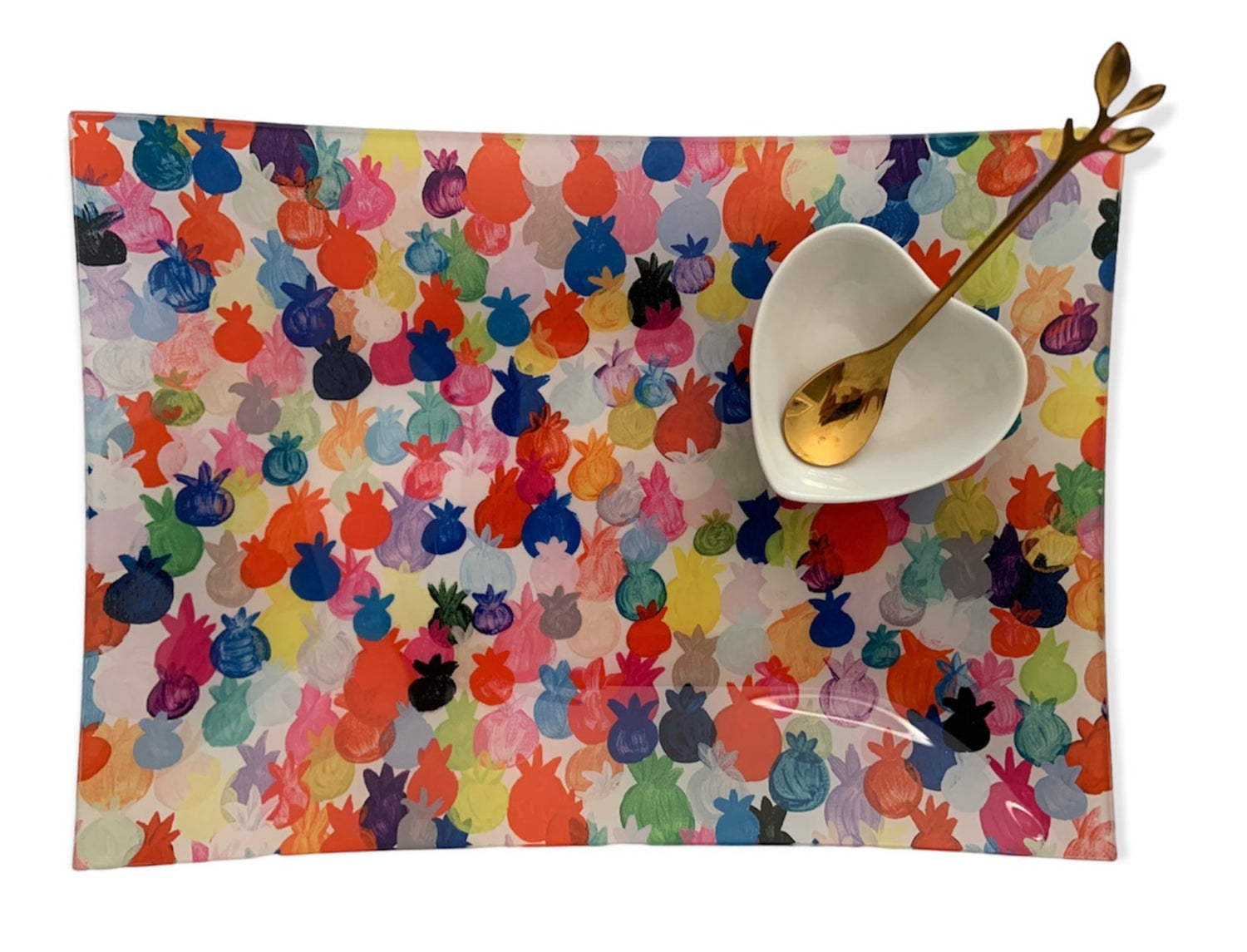 Rainbow Pomegranates | Apple + Honey Dish Set