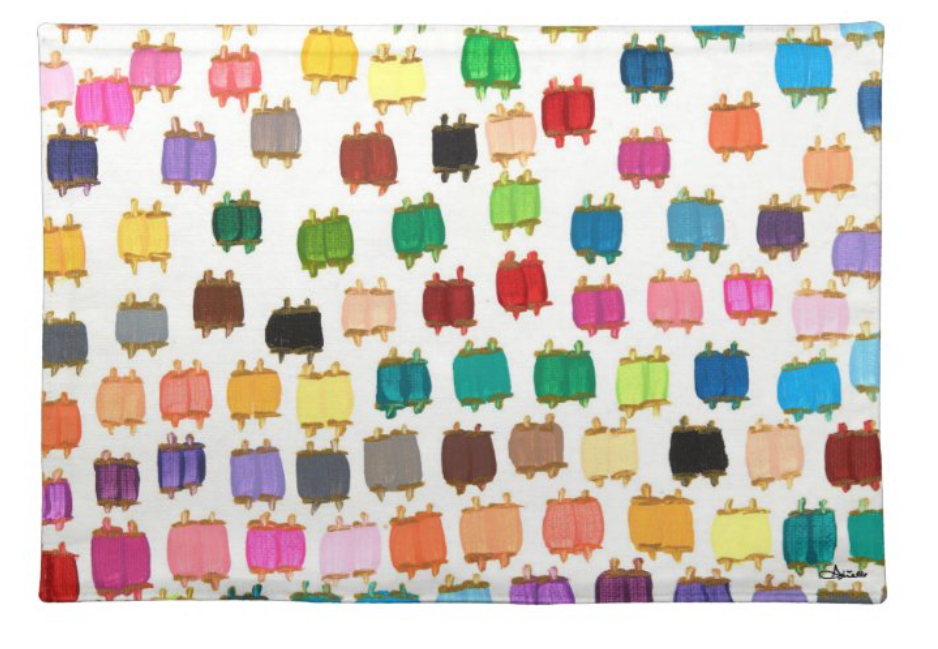 Rainbow Torahs Challah Cover