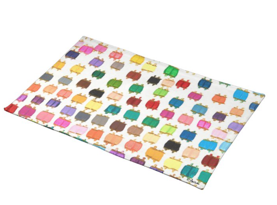 Rainbow Torahs Challah Cover