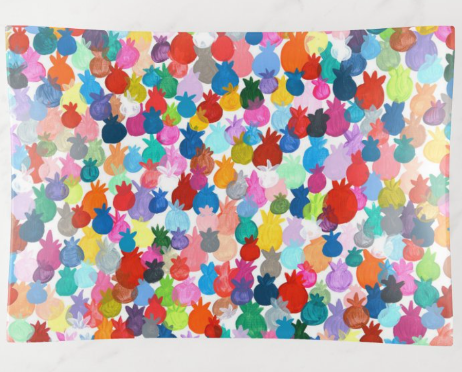 Rainbow Pomegranates | Apple + Honey Dish Set