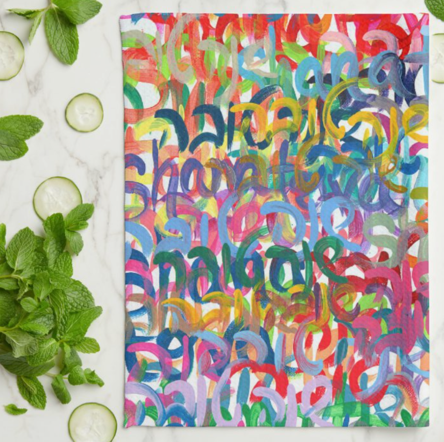 Shana Tova Everywhere Kitchen Tea Towel