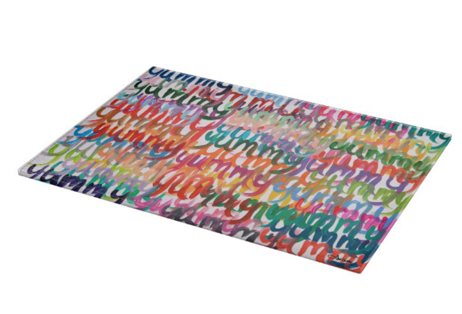Yummy Glass Tray - Arielle Zorger Designs X YourMomCares