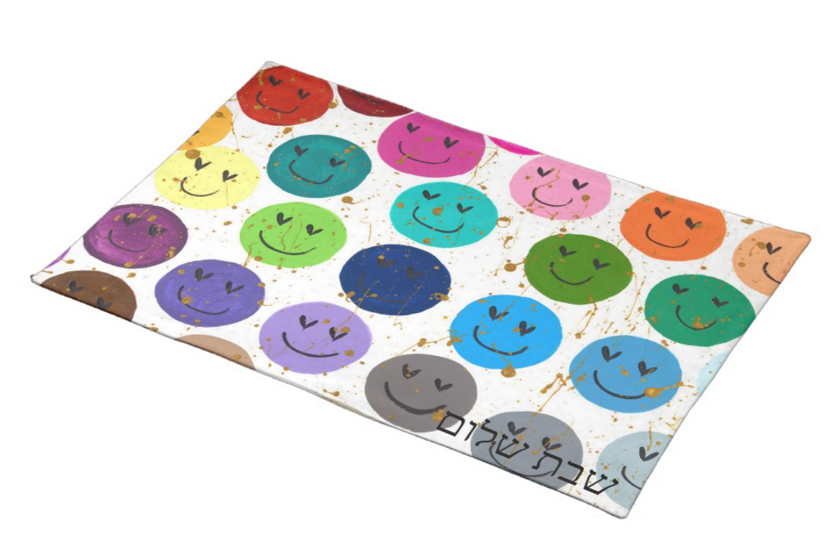 Heart Smiles Challah Cover
