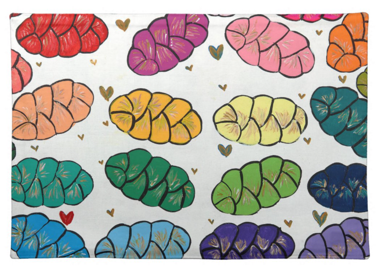 OG Rainbow Challahs | Challah Cover
