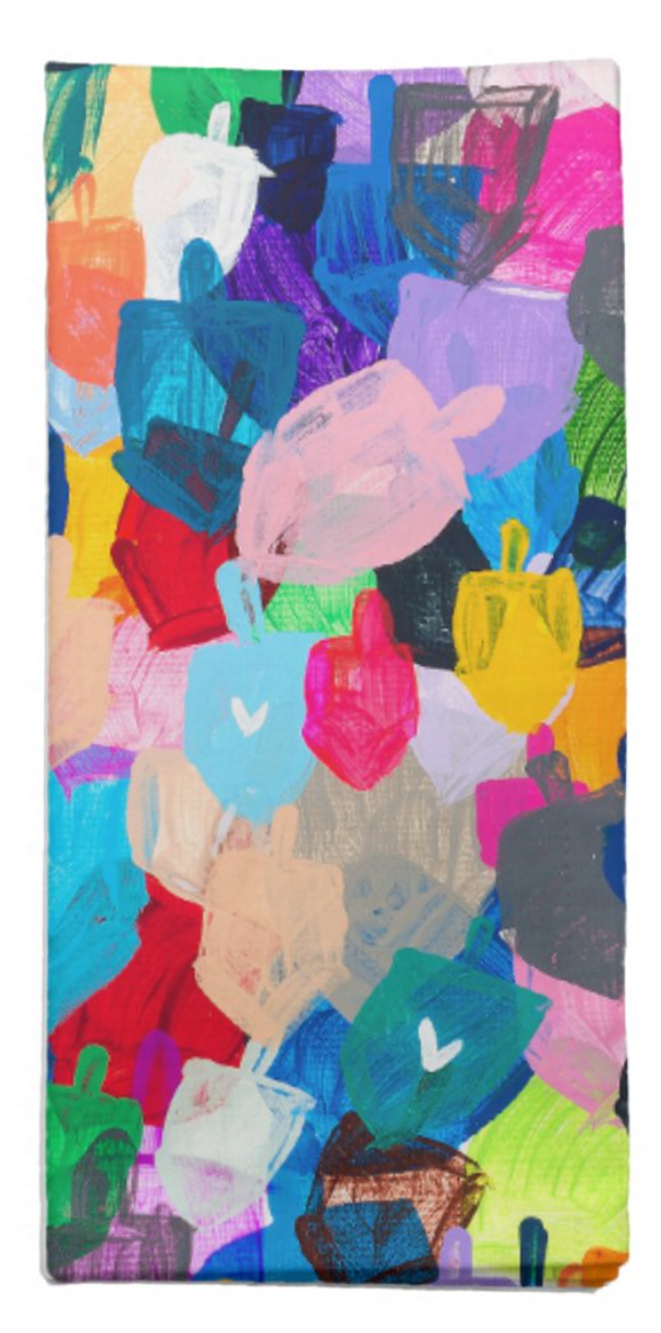 Rainbow Dreidels | Napkins