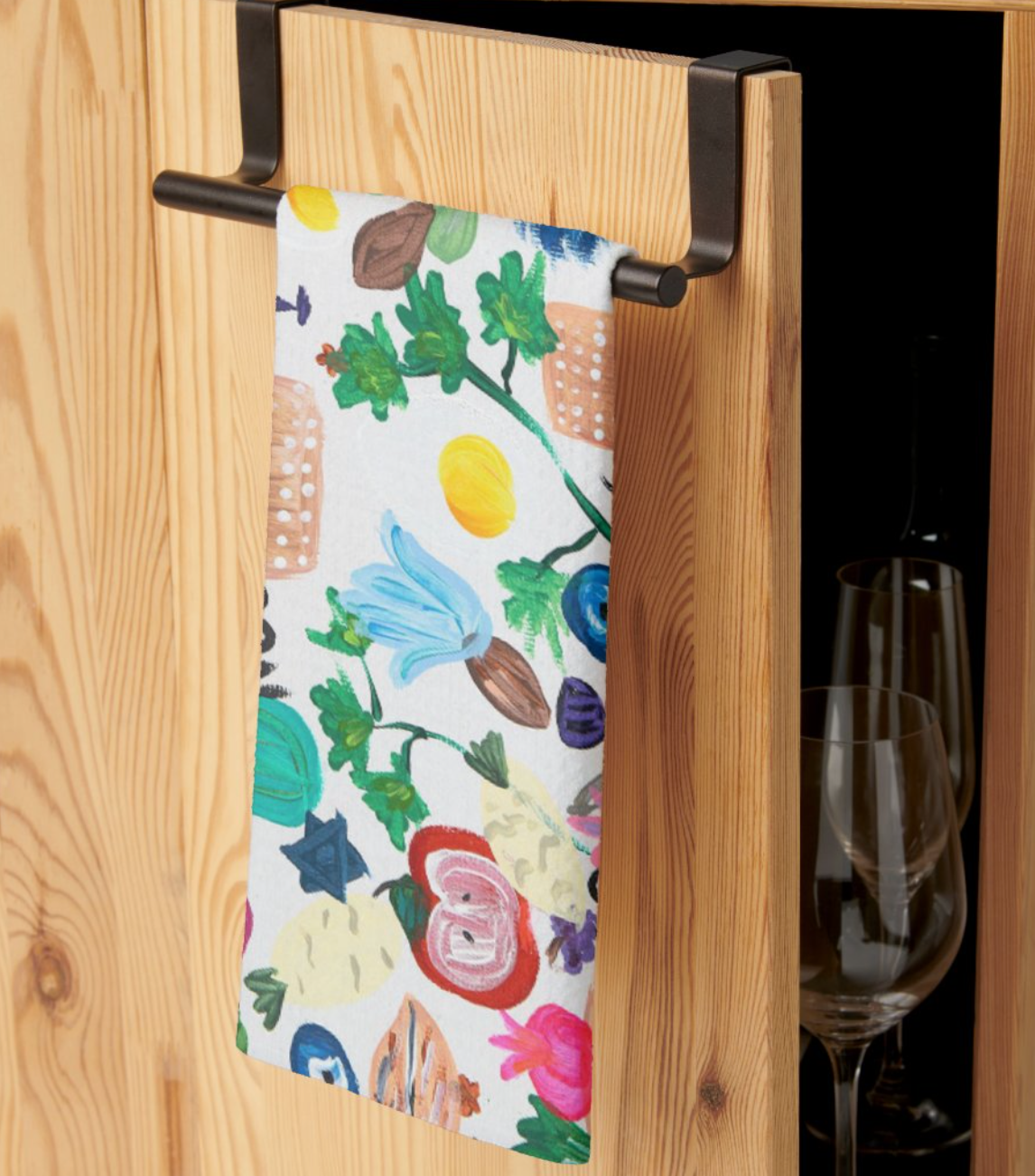 Modern Judaica Kitchen Towel