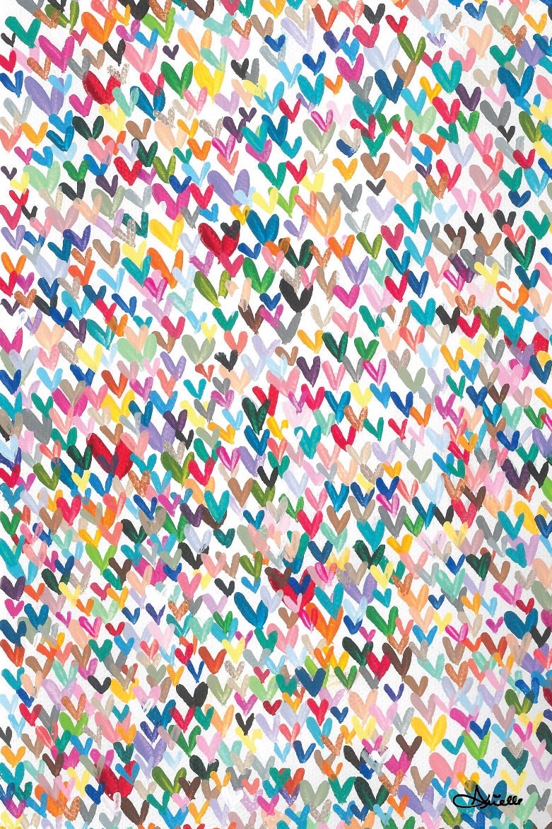 A Million Hearts For You Giclee Art Print