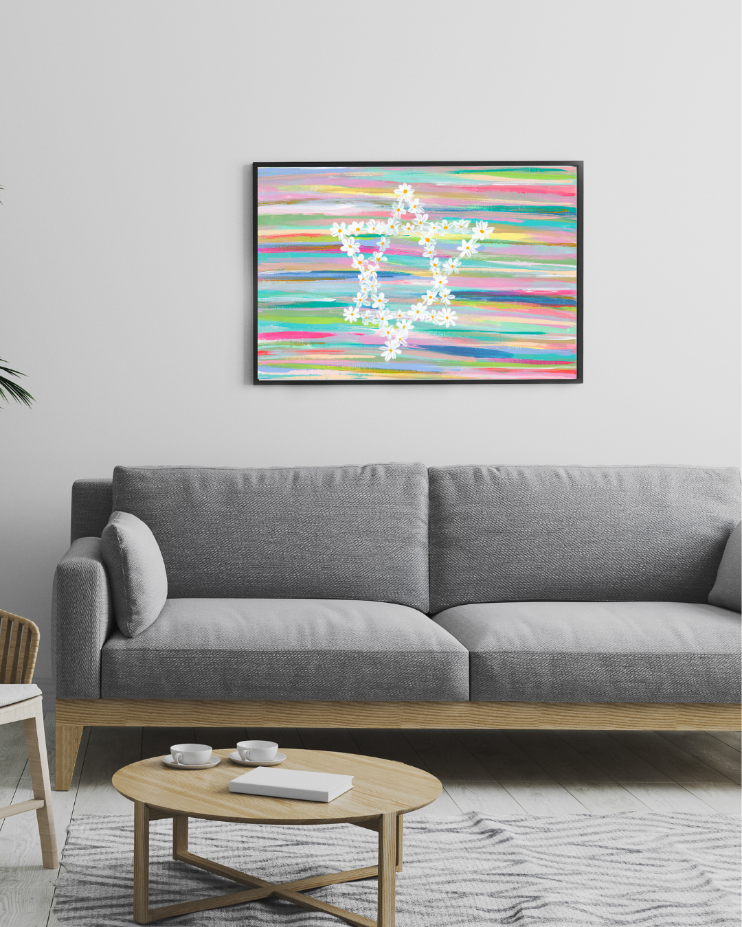Daisy Jewish Star Art Print
