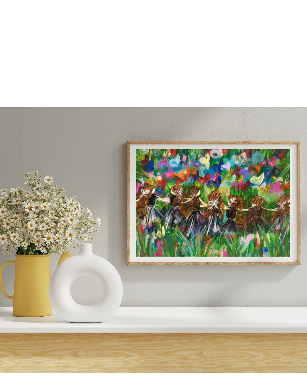 Bloom Where You Are modern Judaica wall art print