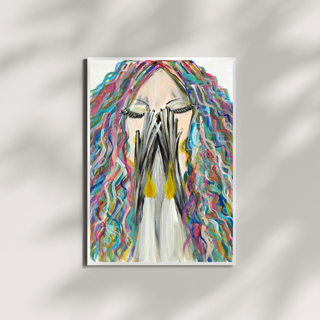 The Beauty of Shabbat Giclee Art Print