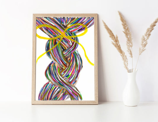 Braid Giclee Art Print